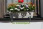 Preview: Blumenkastenhalter aus Edelstahl für die Alu-Fensterbank 80 cm ohne Bohren / Sturmsichere Blumenkastenhalter aus Edelstahl / Blumenkastenhalter